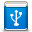 Drive Blue USB Icon 32x32 png